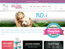 Tablet Screenshot of glowgroom.com